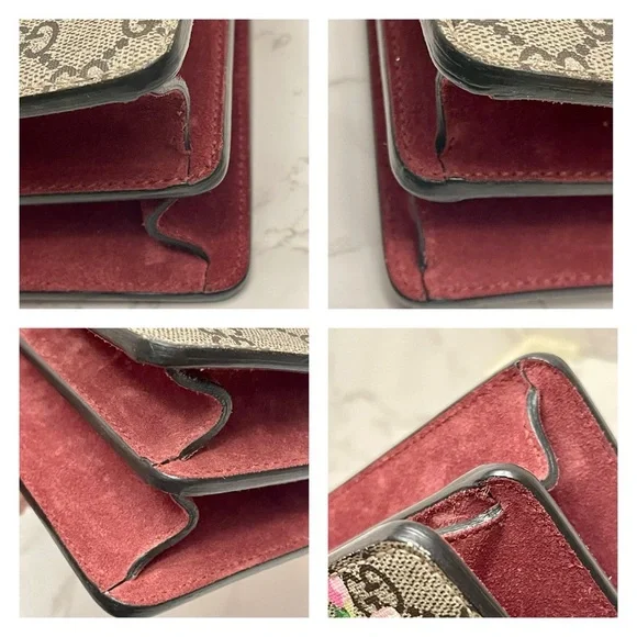 GUCCI GG Supreme Monogram Blooms Dionysus Shoulder  Bag - Picture 8 of 16